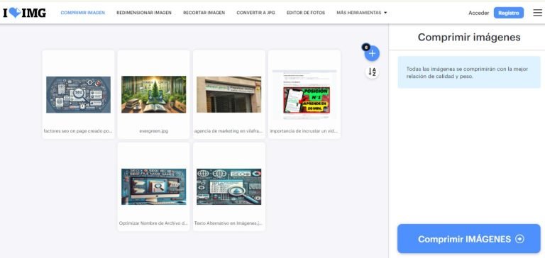 Captura de pantalla de ejemplo sobre como optimizar imágenes en un articulo SEO